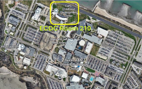 Texas A&M Corpus Christi Campus Map — ECDC Room 210